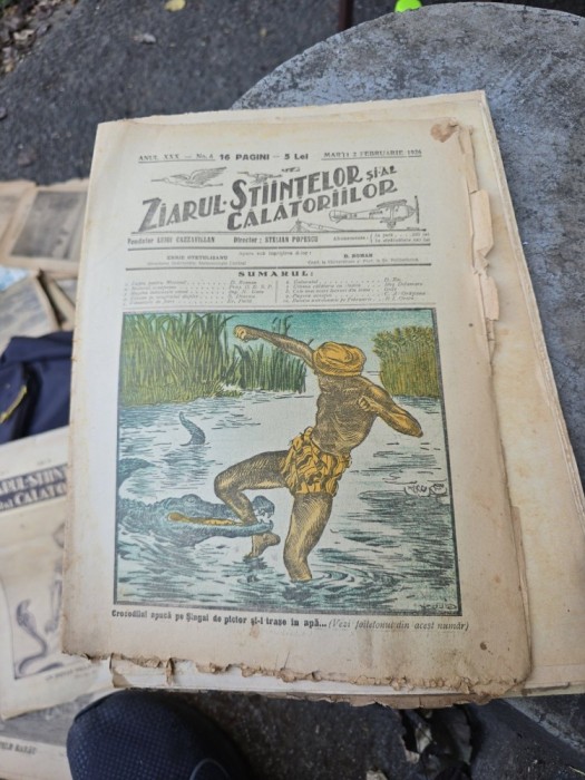 Ziarul Ştiinţelor şi Călătoriilor nr.6/1926 - Luigi Cazzavillan