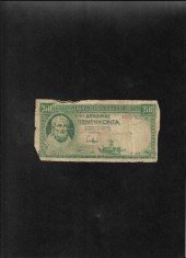 Grecia 50 drahme drachmai 1939 seria493179