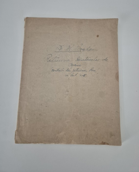 Carte veche 1905 Alexandru Bogdan Ritmica cantecelor de copii