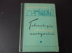 Tehnologie chimica anorganica (vol 1 )-Winnacker.Kuchler foto