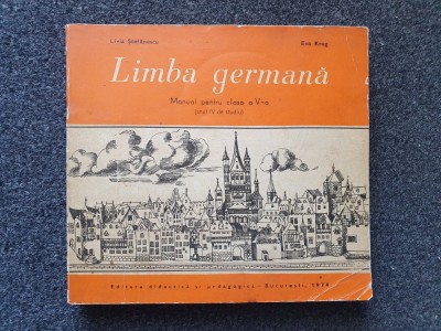 LIMBA GERMANA MANUAL PENTRU CLASA A V-A - Stefanescu, Krug (anul IV de studiu) foto