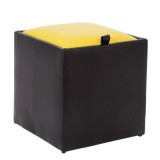 TABURET BOX - IMITATIE PIELE - CORP WENGE/CAPAC DIVERSE CULORI - Roz 21896
