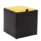 TABURET BOX - IMITATIE PIELE - CORP WENGE/CAPAC DIVERSE CULORI - Maro 15611