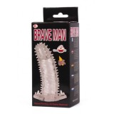 Manson Pentru Penis Brave Man, Transparent, 14 cm