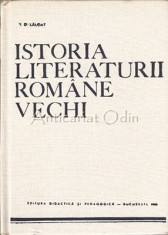 Istoria Literaturii Romane Vechi - I. D. Laudat foto