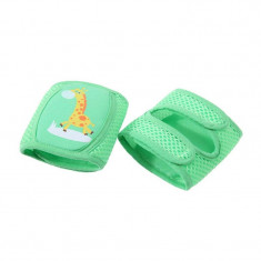 Set 2 bucati genunchiere anti-alunecare si protectie genunchi bebe-VERDE