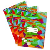 Bloc notes A6 50 file cu spira matematica EVOffice Bloc Notes A6 50file spira Matematica