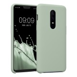 Husa Kwmobile pentru OnePlus 6, Silicon, Verde, 46122.172, Carcasa