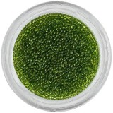 Perle decorative - verde oliv, 0,5mm, INGINAILS