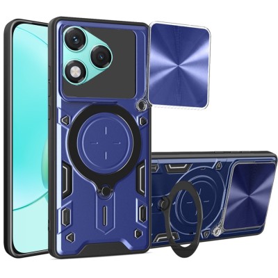 Husa Honor 400 Lite Techsuit CamGuard Pro, albastru foto