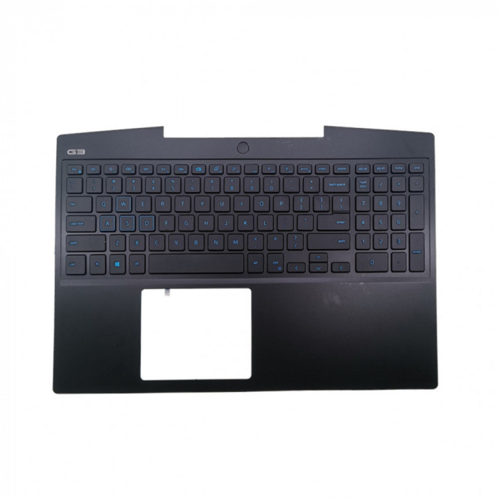 Carcasa superioara cu tastatura palmrest Laptop, Dell, Inspiron 15, Gaming G3 15 3590, P89F, iluminata, layout US