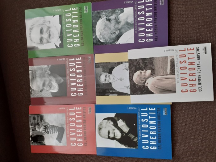CUVIOSUL GHERONTIE CEL NEBUN PENTRU HRISTOS PR DORIN OPRIS 7 VOLUME