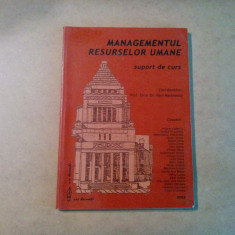 MANAGEMENTUL RESURSELOR UMANE - Suport de Curs - Paul Marinescu -2002, 157 p.