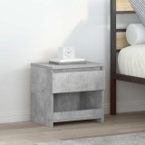 vidaXL Noptieră, gri beton, 40x30x39 cm, lemn prelucrat