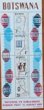 BOTSWANA(SUD AFRICA)-1988-&#039;&#039;Anivrs. POSTA&#039;&#039;-COLITA-bloc de 4val-NESTAMPIL.-VEZI SCAN, Nestampilat