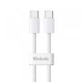 Cablu Date si Incarcare USB-C - USB-C McDodo CA-5690, 60W, 1m, Alb