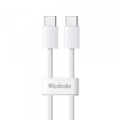 Cablu Date si Incarcare USB-C - USB-C McDodo CA-5690, 60W, 1m, Alb foto