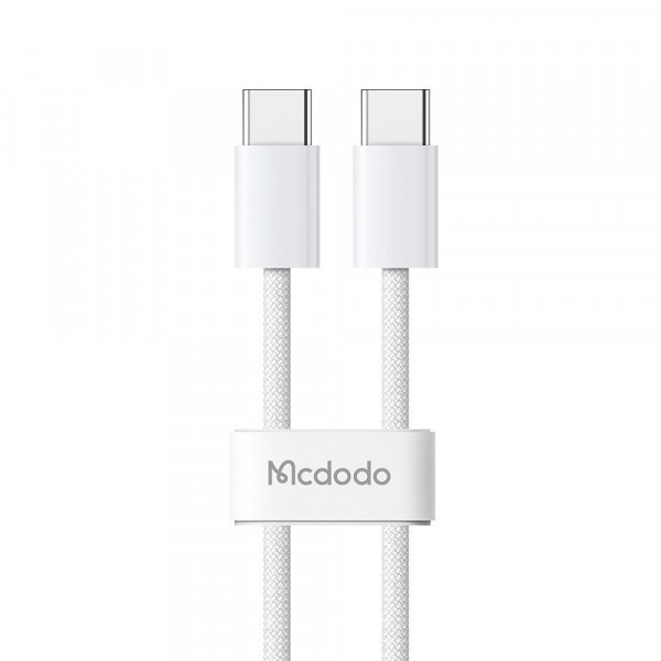 Cablu Date si Incarcare USB-C - USB-C McDodo CA-5690, 60W, 1m, Alb