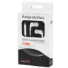 Casti audio cu microfon Kruger&Matz KM-P01 intraauriculare, 10mm, 1.2m, Jack 3.5mm
