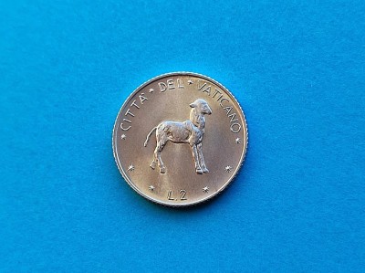 2 Lire 1970 Vatican-UNC-RAR foto