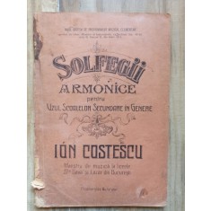 Ion Costescu - Solfegii Armonice