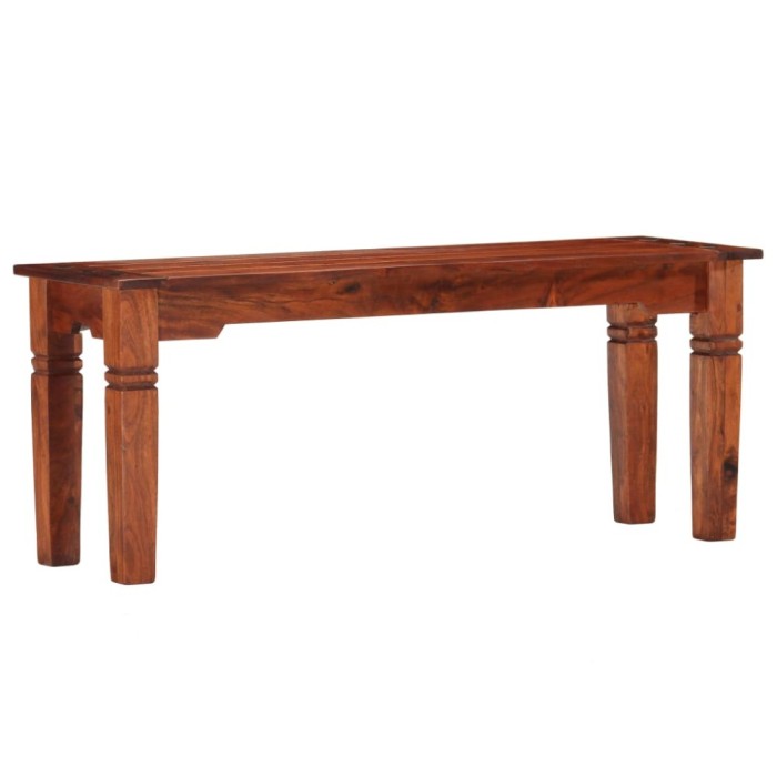 vidaXL Bancă, 110 cm, lemn masiv de acacia 286261