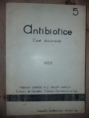 Antibiotice 5 Caiet documentar