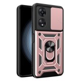 Husa Oppo A58 4G protectie camera Techsuit CamShield Series, roz