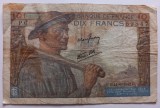 Franta , 10 Francs 1942