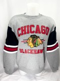 Chicago Blackhawks hanorac de bărbați cu glugă All Over Crew 4.0 Current Logo - M