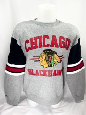 Chicago Blackhawks hanorac de bărbați cu glugă All Over Crew 4.0 Current Logo - 2XL