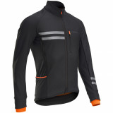 Jachetă ciclism pe șosea iarnă RC500 Negru Bărbați, Van Rysel