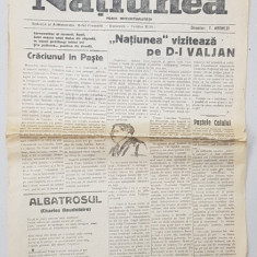 NATIUNEA - FOAIA INTELECTUALITATII , ANUL XI , NO. 2669 , DUMINICA 8 APRILIE 1923