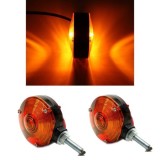 2 x LED Lumina Latura Lampe Neon Gabarit Camioane Galben tip Cercei pentru Oglinda 12V 24V