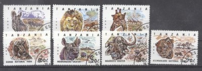 Tanzania 1993 National parks Animals used DE.131 foto