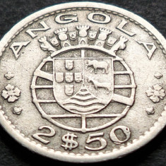 Moneda exotica 2.5 ESCUDOS - ANGOLA, anul 1956 * cod 120