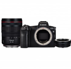 Aparat Foto Mirrorless Canon EOS R cu Obiectiv RF24-105mm f4 L IS USM + Inel Adaptor foto