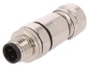 Conector mufă M12 4 pini tată 250V 4A IP67 lipire pe cablu BULGIN