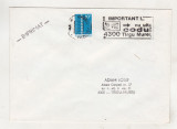 Bnk fil Plic stampila ocazionala Cod postal Targu Mures 1981, Romania de la 1950
