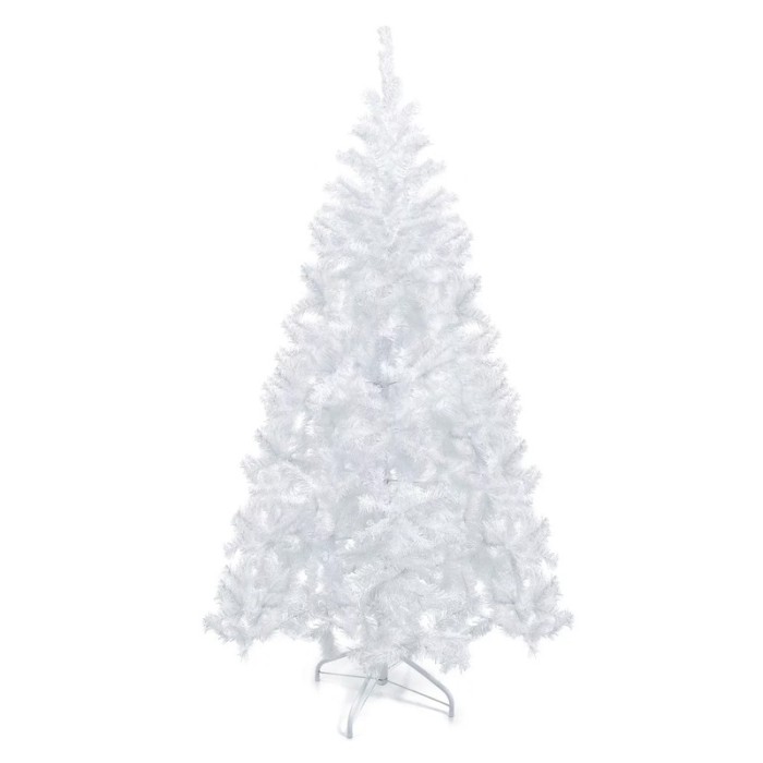 Brad Alb de Craciun 1.8 m cu 540 Crengute - Suport Inclus, Perfect pentru Decorul Festiv