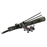 COMBO LINEAEFFE LANSETE 3 BUCATI TOP CARP 3.60M MULINETE 3 BUCATI S 60
