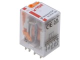 Releu electromagnetic RELPOL 4PDT 127VAC, contacte max 7A