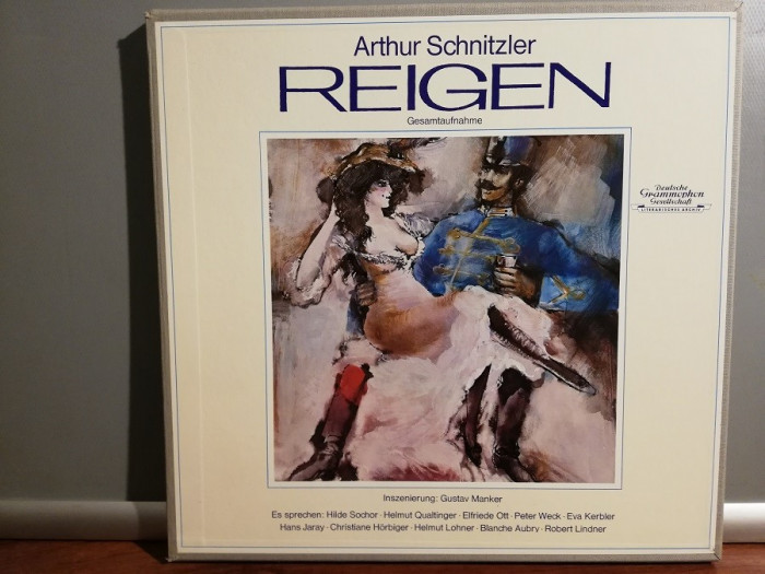 Arthur Schnitzler &ndash; Reigen &ndash; 2 LP Box (1968/Polydor/RFG) - Vinil/Impecabil