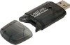 CARD READER extern LOGILINK, interfata USB 2.0, citeste/scrie: SD, MMC, RS-MMC; plastic, negru-transparent &quot;CR0007&quot; (timbru verde 0.03 lei)