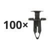 Set 100 clema fixare plastic Audi A4, A5, A6, Q5, TT; Ford Kuga; Seat Altea, Leon, Toledo; VW Golf, Jetta, Passat, Tiguan, Touran, sub scut sasiu, Rapid