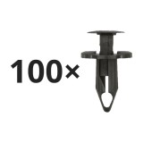 Set 100 clema fixare plastic Audi A4, A5, A6, Q5, TT; Ford Kuga; Seat Altea, Leon, Toledo; VW Golf, Jetta, Passat, Tiguan, Touran, sub scut sasiu
