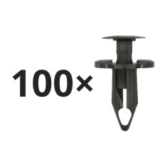 Set 100 clema fixare plastic Audi A4, A5, A6, Q5, TT; Ford Kuga; Seat Altea, Leon, Toledo; VW Golf, Jetta, Passat, Tiguan, Touran, sub scut sasiu