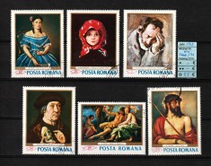 Rom&amp;acirc;nia, 1968 | Picturi din muzeul naţional de artă | Serie completă | aph foto