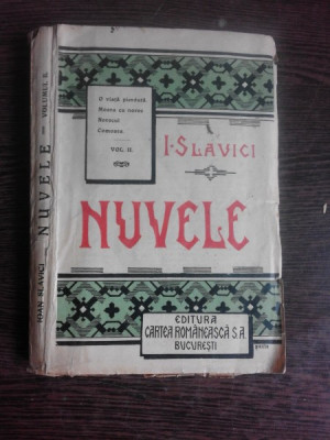 NUVELE - I. SLAVICI VOLUMUL II foto