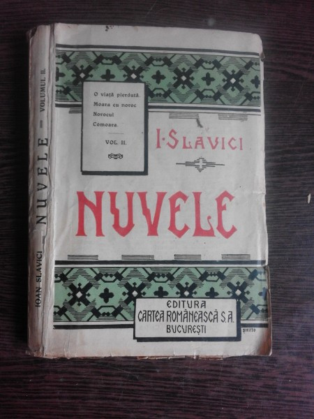 NUVELE - I. SLAVICI VOLUMUL II